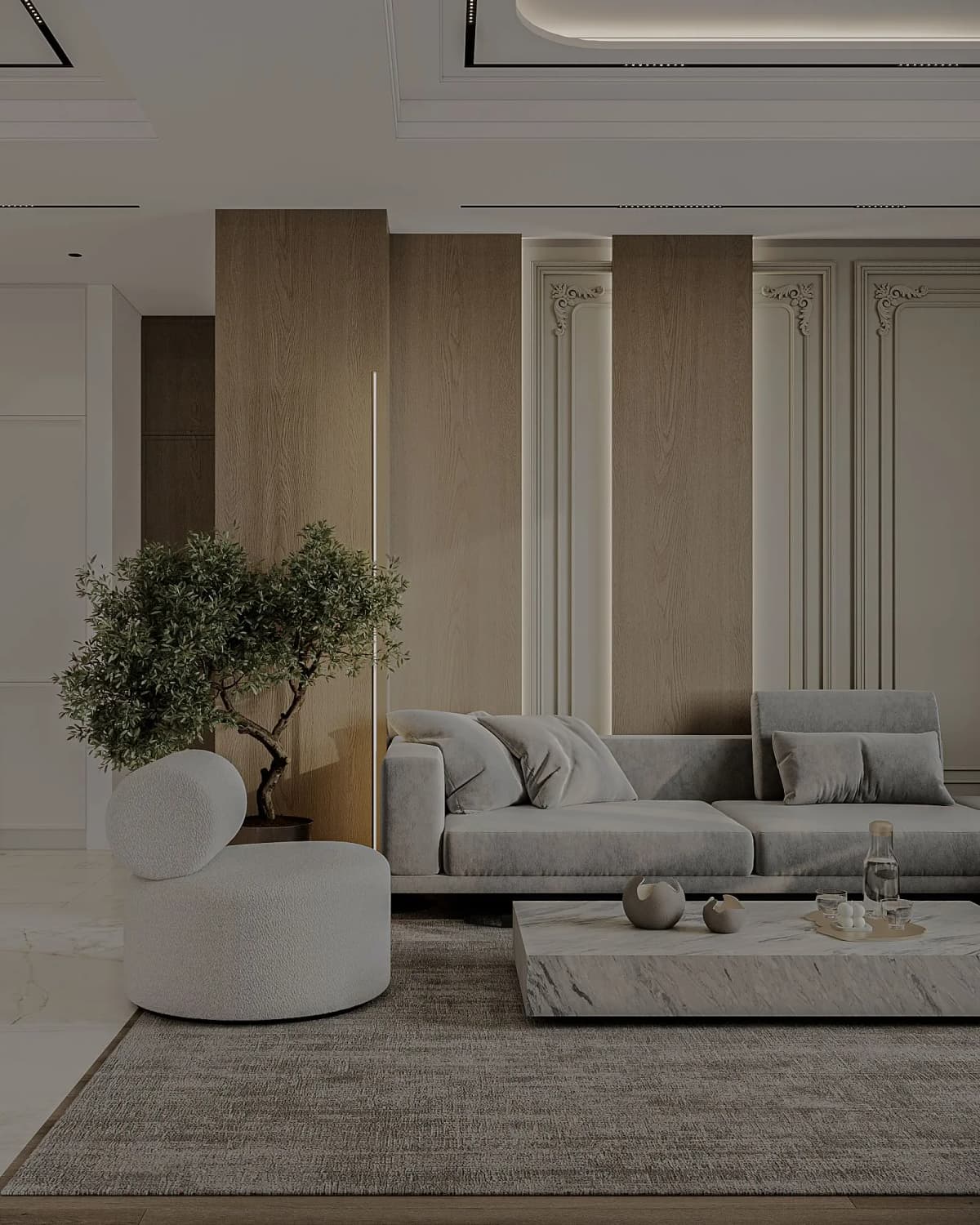 112 sqm apartment in Byuregh distinct, Yerevan, featuring an alluring kids' room and a kitchen with island and bar