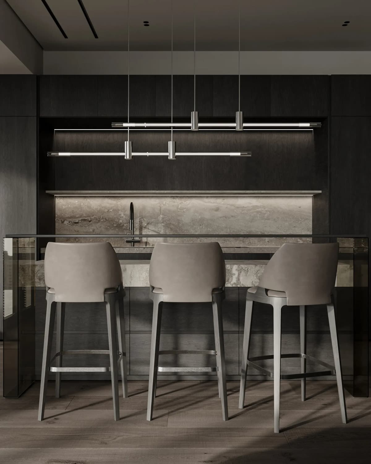 Modern appartment design by ROOM25 in Yerevan, Armenia