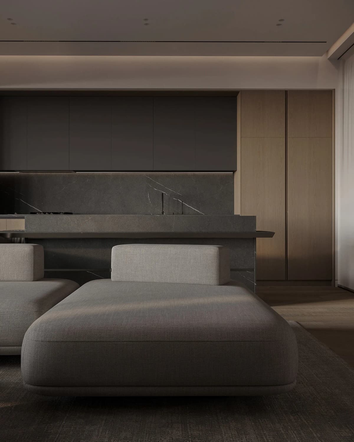Modern appartment design by ROOM25 in Yerevan, Armenia